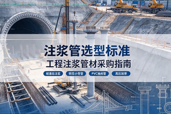 济宁注浆管选型标准