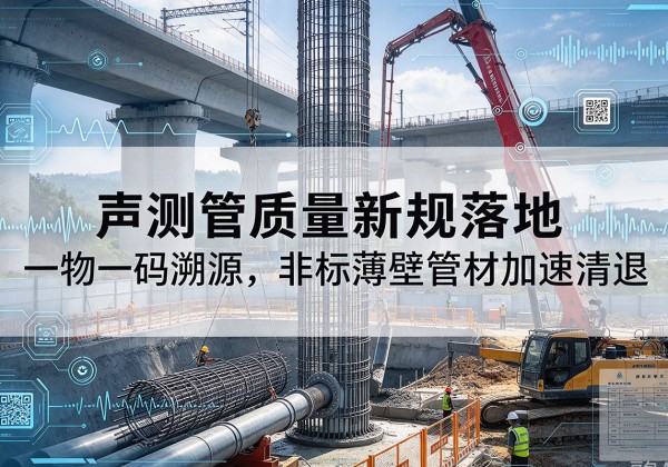 济宁声测管质量新规落地，一物一码溯源，非标薄壁管材加速清退