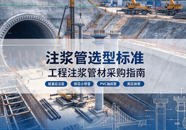 济宁注浆管选型标准